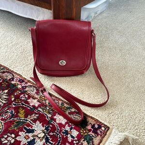 Vintage red Coach 9076 Small Crossbody